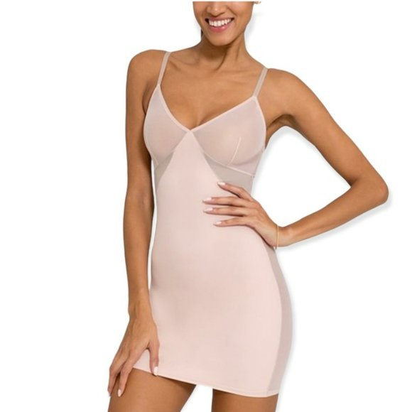 SPANX Other - SPANX Nude Color Block Slip Smooth Shape Sculpt Tummy Panel Mesh XL